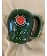 McCoy Pottery Coffee Cup (D.O.M. Green Mug Cup) - $232.09 MXN