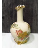 Antique Hand Painted German Porcelain Vase 10.5&quot; Signed Dated 1895 Gold ... - £26.36 GBP
