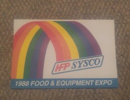 VTG HFP Sysco 1988 Food &amp; Equipent Expo Invitation - £15.63 GBP