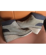 Pendleton Women&#39;s Arago Zip Back Cork Wedge Wool Boots US 9.5 - $49.50