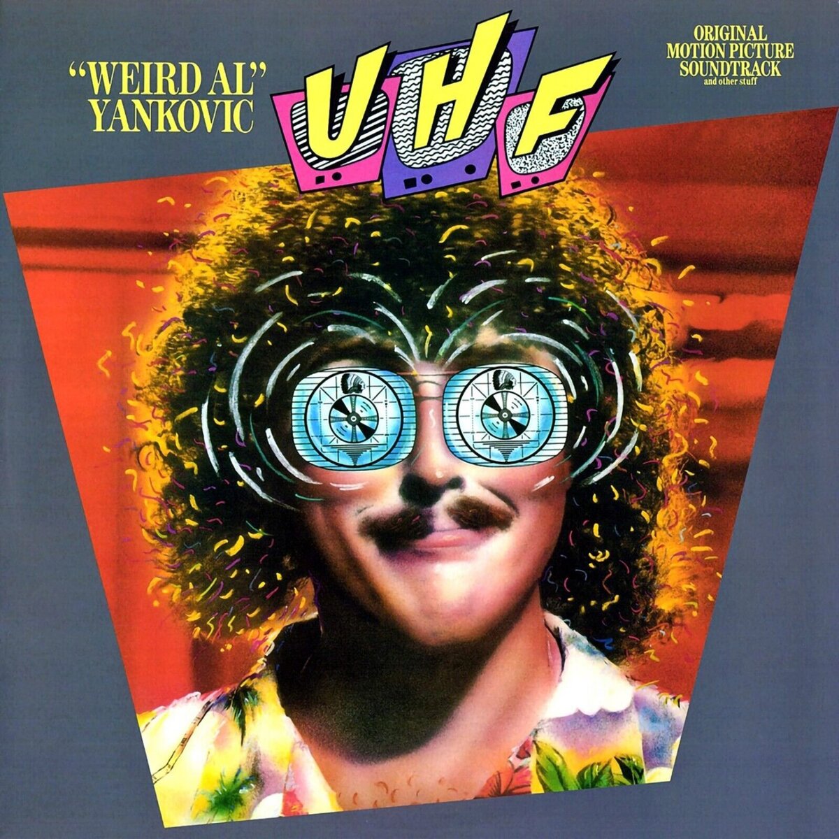 WEIRD AL YANKOVIC UHF BANNER 2x2 Ft Fabric Poster Tapestry Flag album co... - $22.00