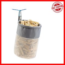 Ventilated Clothespin Storage Bag with Multiple Hanging Options - Durabl... - $24.50 CAD