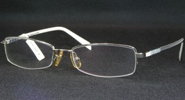 Monture De Lunettes Rares Shiny Silver/Noir Fitche DESIGN 1063 52-17-135mm Japon - £45.91 GBP