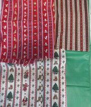 Christmas Fabric  Cranston Strips Holly Animals Rocking Horse U-Pick - £5.46 GBP+