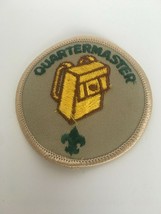 Quartermaster Position Patch Boy Scouts Tan Background Yellow Bag Round ... - £4.78 GBP