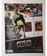 Ninja Gaiden Dragon Sword Nintendo DS 2007 Magazine Print Ad - £11.72 GBP