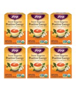 Yogi Sweet Tangerine Positive Energy Tea - 16 Tea Bags per Pack (6 Packs) - $68.37 CAD
