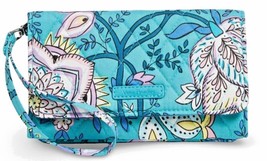 Vera Bradley Wristlet Sized For Larger Smartphones Peacock Garden Pattern  NWT - £22.42 GBP