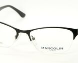 NEW Marcolin MA7331 002 MATTE BLACK EYEGLASSES GLASSES METAL FRAME 52-17... - $39.60