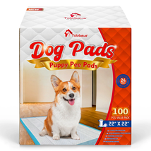 Puppy Pads Training Pads, Large, 22 in X 22 In, 100 Count Disposable Dog Pee Pet - £33.66 GBP