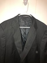 Hart Schaffner Marx 42R Pin Stripe Suit Coat Blazer 2 Button - £17.34 GBP