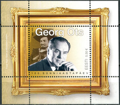 Estonia 2020. 100th Birth Anniversary of Georg Ots (MNH OG) Souvenir Sheet - £13.03 GBP