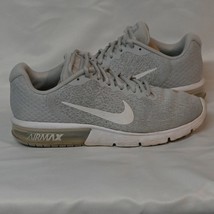 Nike Air Max Sequent 2 Womens 852465-007 Platinum Grey Running Shoes Size 9 - $45.99