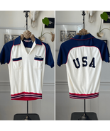 Vintage 70s USA Split Neck Polo Shirt S M - €27,80 EUR