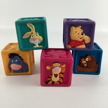 Disney Baby Winnie The Pooh &amp; Friends Soft Blocks Stacking Toy Tigger Eeyore Owl - $25.21