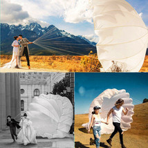 White Round Diameter 6.5m/21Ft Parachute for Wedding Photography - $196.80
