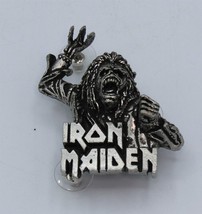 Vintage 1999 Iron Maiden Pin Brooch Fine English Pewter Rare - $35.99