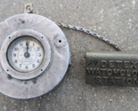 Vintage DETEX Watchclock Station Security Guard Clock &amp; Key Box Chain AS IS - £94.44 GBP