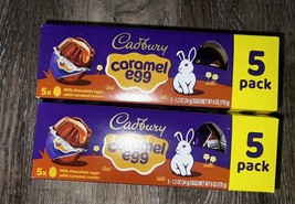 Cadbury ~ Caramel Eggs Milk Chocolate 1.2 Oz. Each 10-Count 2-Packs ~ 08/2024 - £17.27 GBP