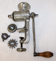 Antique Universal No 1 Meat Grinder w/ Attachments ~ LF &amp; Co Britain Con... - £23.91 GBP