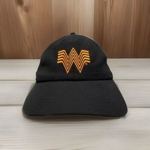 Whataburger Black Orange Employee Uniform Logo Baseball Cap Hat Adjustab... - £10.67 GBP