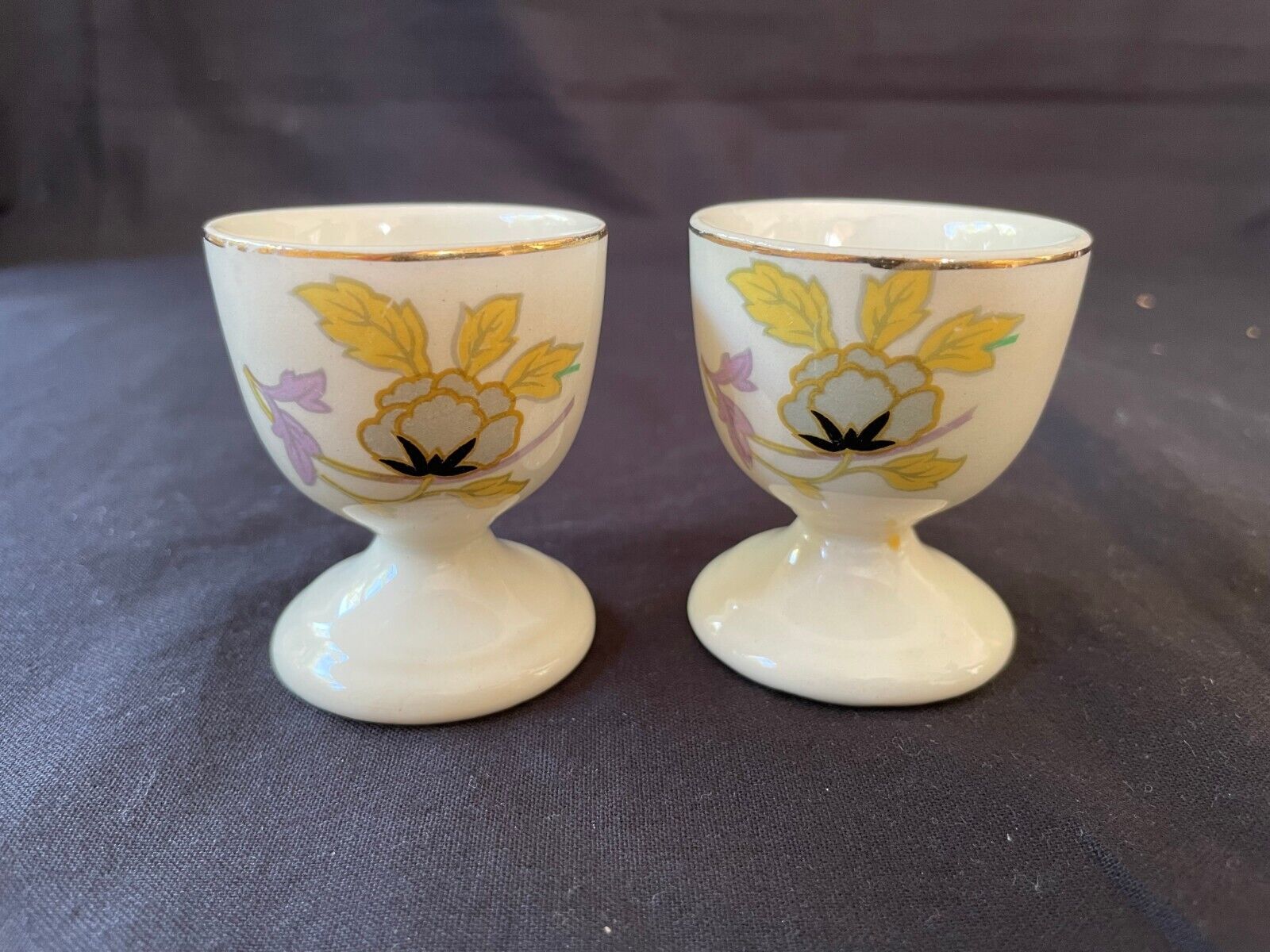 antique  J &amp; G Meakin, Arizona porcelain egg cup. set of 2 - $39.00
