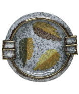 ASHTRAY Pottery CERAMIC HAND PAINTED DISH signed J.W.Co ITALY! Fall Leav... - $29.19 CAD