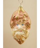 Kurt Adler Victorian Santa Christmas Ornament Pink Gold Accents 5 inch - $33.59