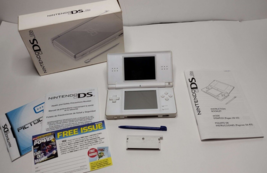 Original Nintendo DS Lite Handheld Console - Includes Original Box &amp; Booklets - £66.60 GBP