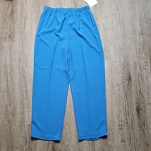 Shopping with Anthony NWT Dress Pants ~ Sz L ~ Blue ~ High Rise ~ Elastic Waist - £12.84 GBP