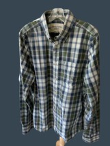 Abercrombie &amp; Fitch Multi Colored Plaid Button Up Ls Shirt Mens Euc 2XL - £34.12 GBP