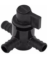Ecopoly 31914 PEX 180 Degree Valve, 0.5&quot; ID, Crimp, Plastic (Pack of 2) - $35.93 CAD