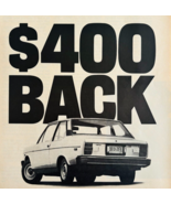 1977 Fiat 1976 131 Rebate Advertisement Automobilia Vintage Automotive D... - €21,70 EUR