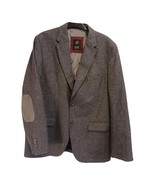 Bugatti Men&#39;s Gray Brown Wool Two  Button Closure Blazer Jacket size 54 - £24.00 GBP