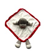 Baby Starters Sock Monkey Lovey Security Blanket 12.5 in Wide Rattle Plu... - £6.99 GBP