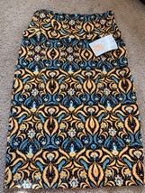 LuLaRoe Cassie Pencil Skirt Womens Size XS Roses Geo Floral Flowers Print NWT - £8.90 GBP