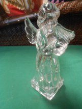 Outstanding Mikasa Lead Crystal Herald Doll Angelic Harp fIGURE.....8.5&quot; - £15.49 GBP