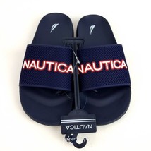 Nautica Slide Navy Blue Lando Size 7 New - $25.73