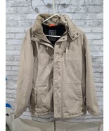 Men&#39;s Weatherproof Garment Company Insulated Hooded Fleece Zip Jacket M - $41.14 CAD