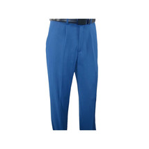 Men INSERCH 2pc Walking Leisure Suit Shirt Pants Set Short Sleeves 9356 Blue image 2