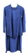 VTG 1970s Rosanna Knit Skirt Set Cornflower Blue Acrylic NWOT St John St... - $2,126.94 MXN