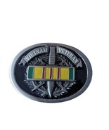 Vietnam Veteran 1996 GAP 4360 Service Medal Ribbon Belt Buckle Made in USA  - $29.94 CAD