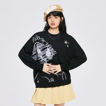 Semir Sweatshirt Women 2022 Autumn New O Neck Hoodie Loose Top Trend  Printing - £183.63 GBP