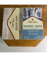 Lot Of 2 Old Spice Premium Bar Soap 5 oz 1-Shore Is Nice 1-Seas The Day! - €12,48 EUR
