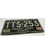 1979 Michigan License Plate #TTS 253 - $13.00 CAD