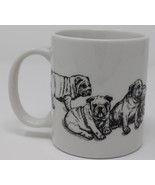 SHARPEI Dog/PUPPIES Coffee Mug Porcelain Tea Cup Cindy Farmer 1988 ROSAL... - £7.52 GBP