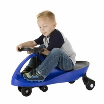 Ride On Toy Zigzag Twistcar Wiggle No Batteries Kids Energy Operated Blue - £81.52 GBP