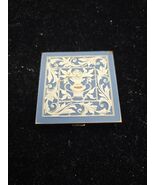 Vintage Volupte Enamel Powder Compact With Mirror 1950&#39;s Blue Wedgewood ... - $39.85 CAD