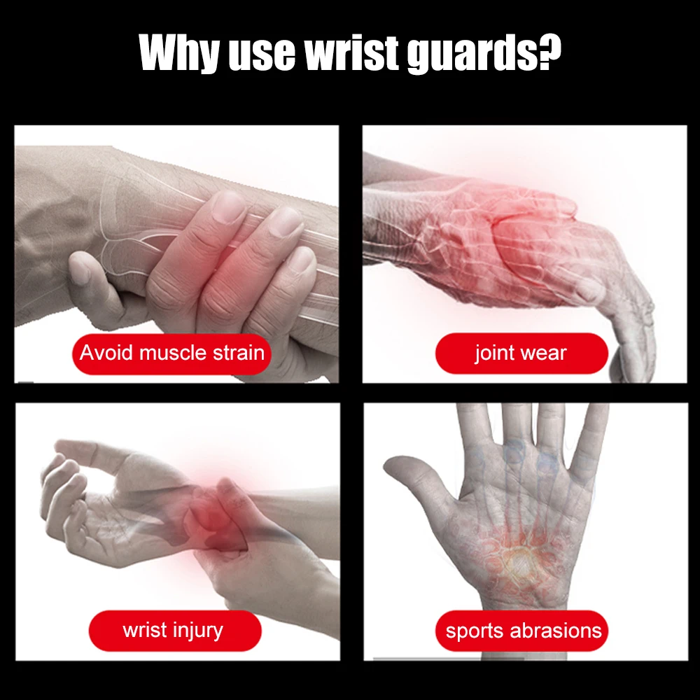 Sporting BraceTop Sportings Compression Wrist Guard Protective Brace Knitted Wri - £23.84 GBP