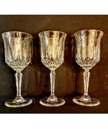 American Heritage Wine Glass LOT Goblet Stemware St George Crystal Jeann... - £30.89 GBP